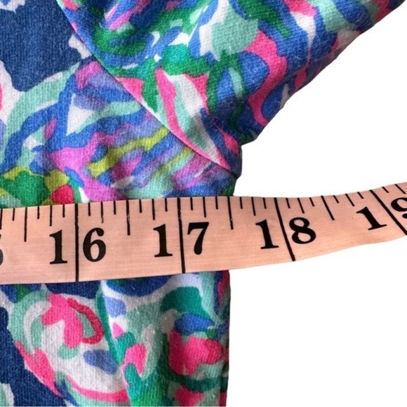 Lilly Pulitzer Justina Top Indigo Exotic size Extra Small XS - Picture 4 of 10